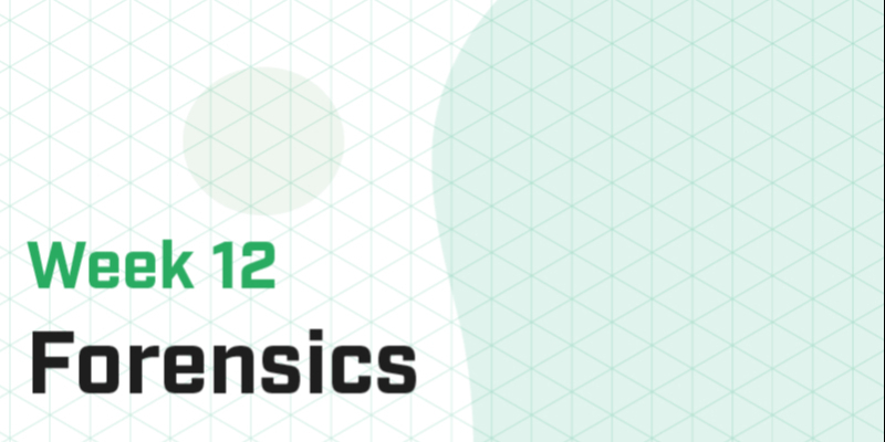 Week 12 - Forensics II