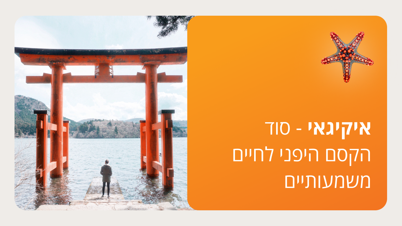 איקיגאי - סוד הקסם היפני לחיים משמעותיים - סמסטר ד'