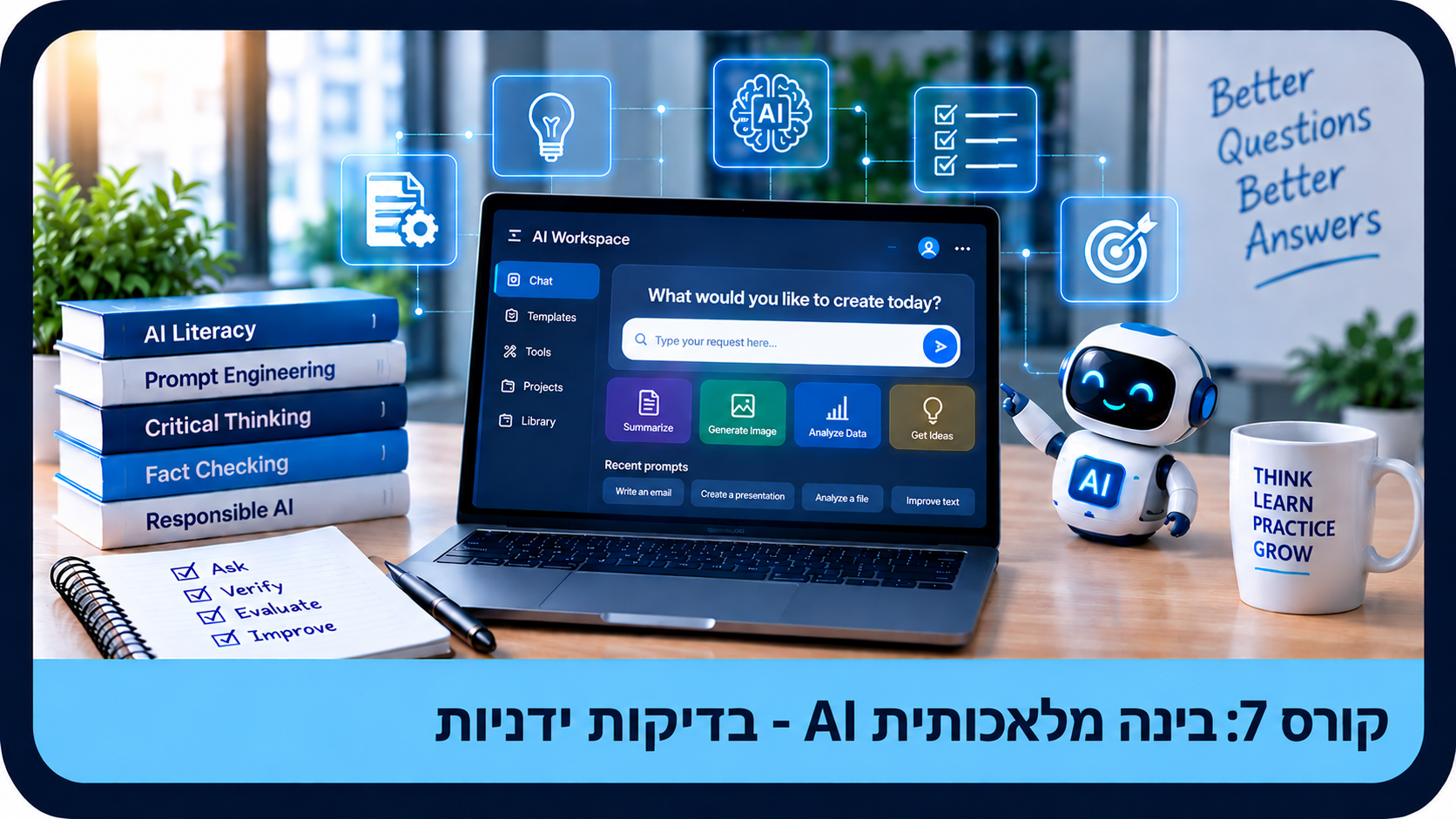 קורס 7 בינה מלאכותית AI - בדיקות ידניות