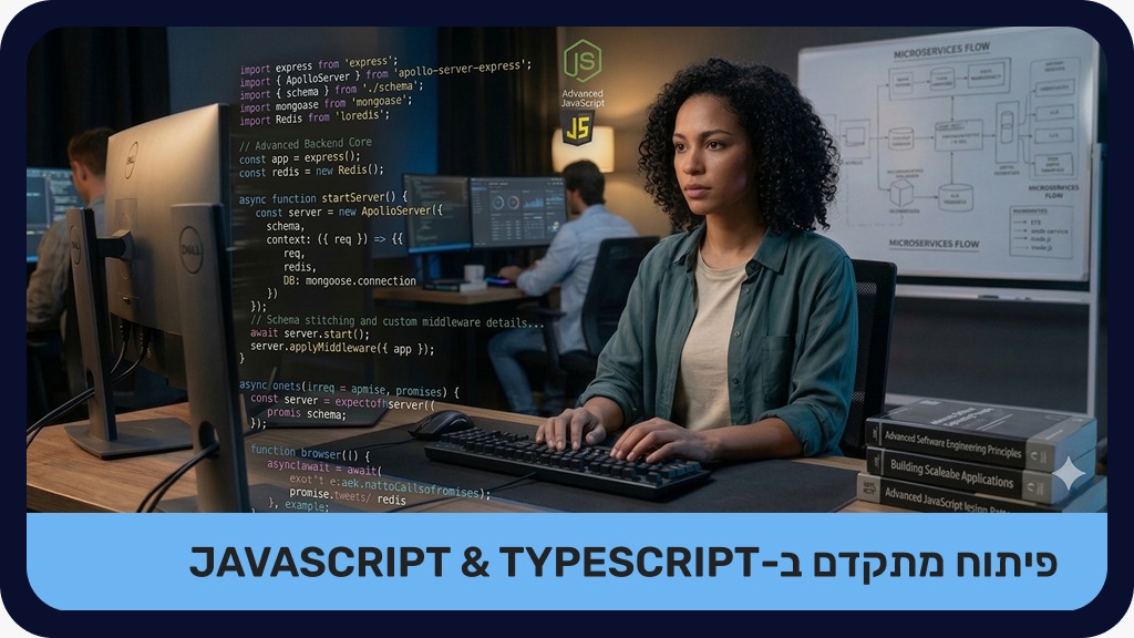 פיתוח מתקדם ב-JavaScript & TypeScript - מוקלט
