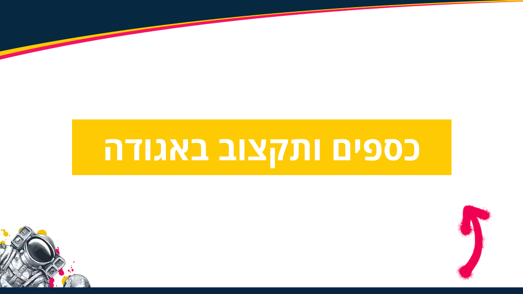 כספים ותקצוב באגודה